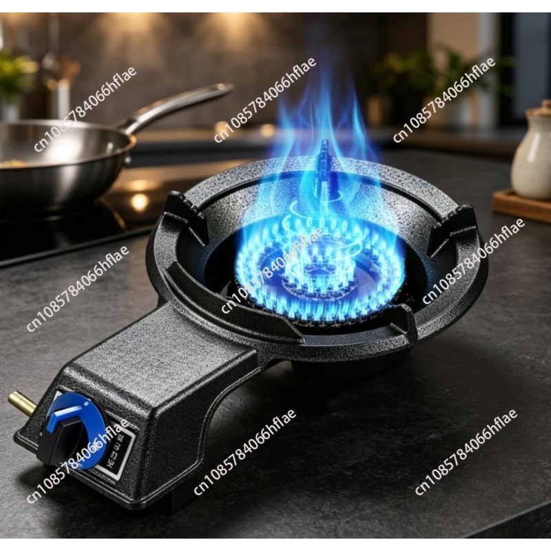 Commercial Kitchen Gas Stove - Hoge temperatuur enkelgasbrander, energiezuinige krachtige brander