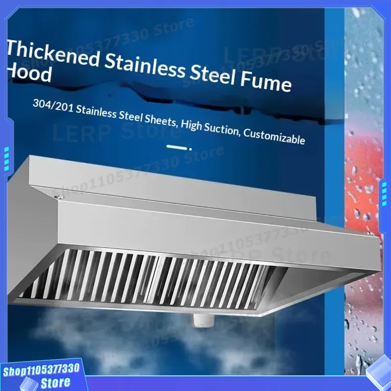 Commercial Kitchen Chimney - Commerciële keukenrookafzuigkap met laag geluidsniveau, schoorsteenventilatiesysteem