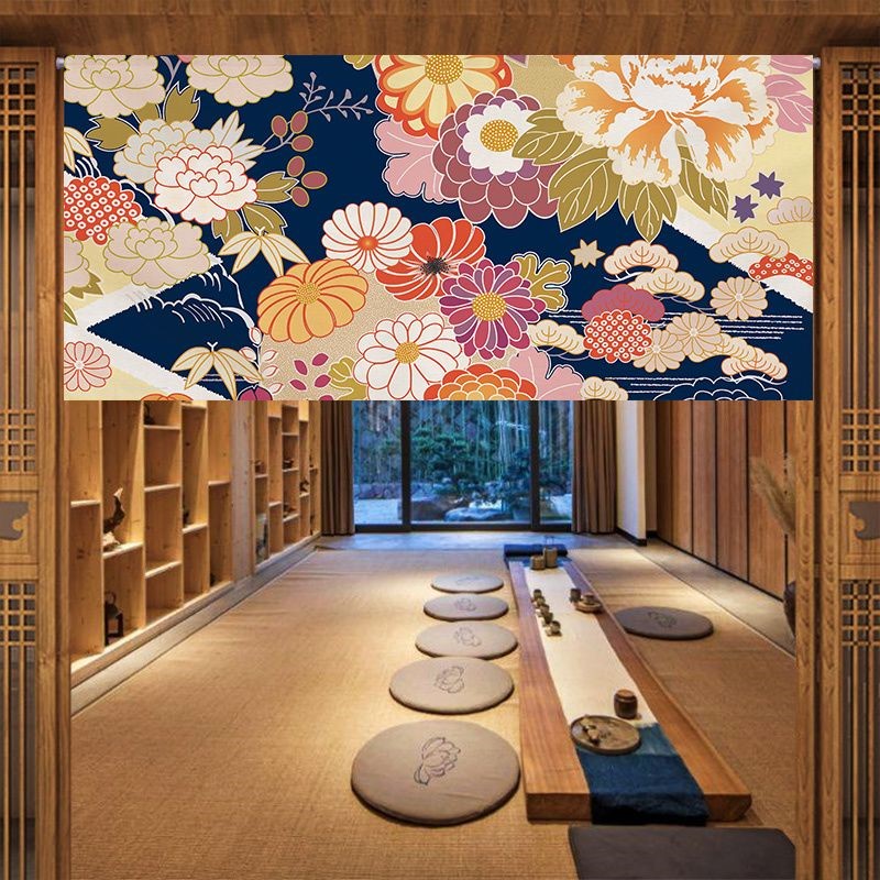 Commercial Kitchen Japanese - Japanse stijl halve korte gordijn scheidingsgordijn