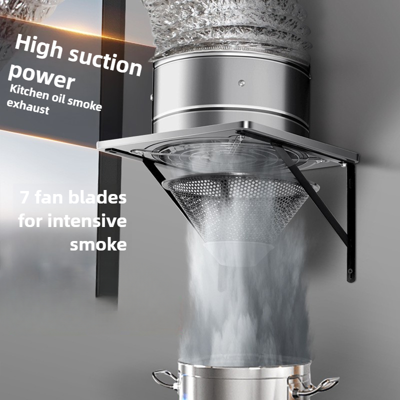 Commercial Kitchen Exhaust - 6/8Inch Extractor Ventilatieventilator Afzuigluchtblazer Hoge snelheid