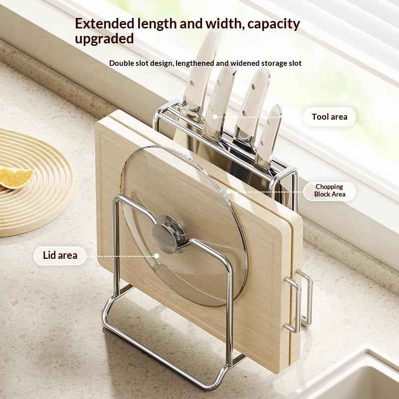 Roestvrijstalen meshouder en s - Commercial Kitchen Knife Holder recensie en prijs