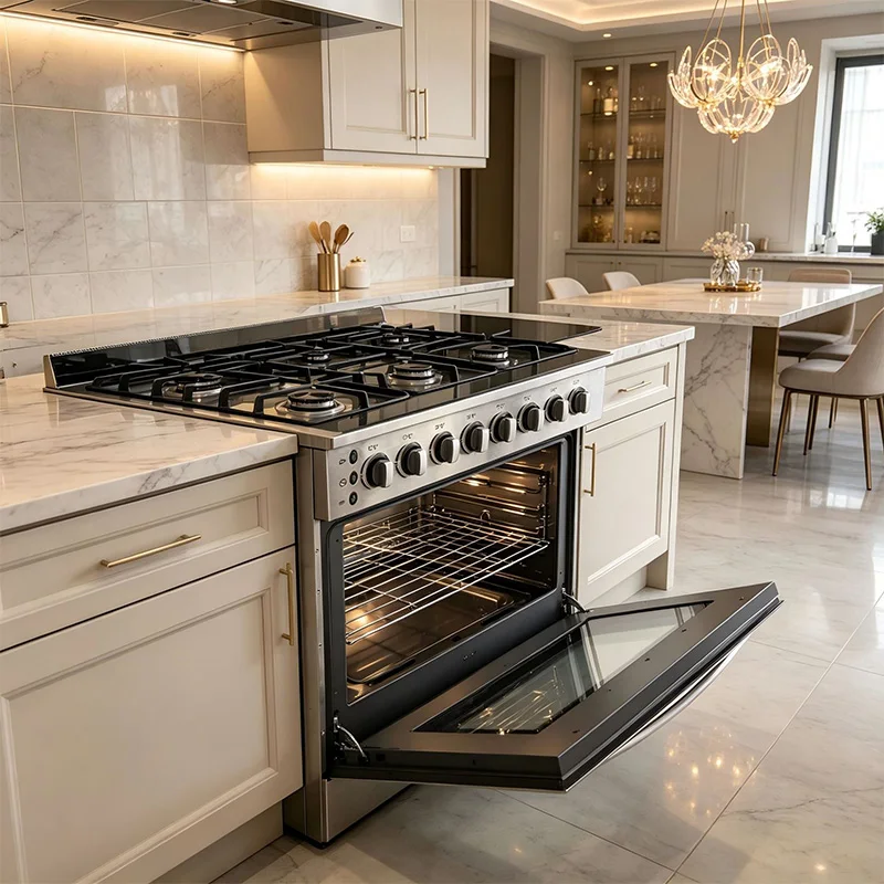 Commerciële 6-pits gasfornuis  - Commercial Kitchen Gas Stove recensie en prijs