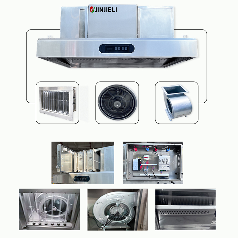 Meer dan 98% rookafvoerpercent - Commercial Kitchen Chimney recensie en prijs