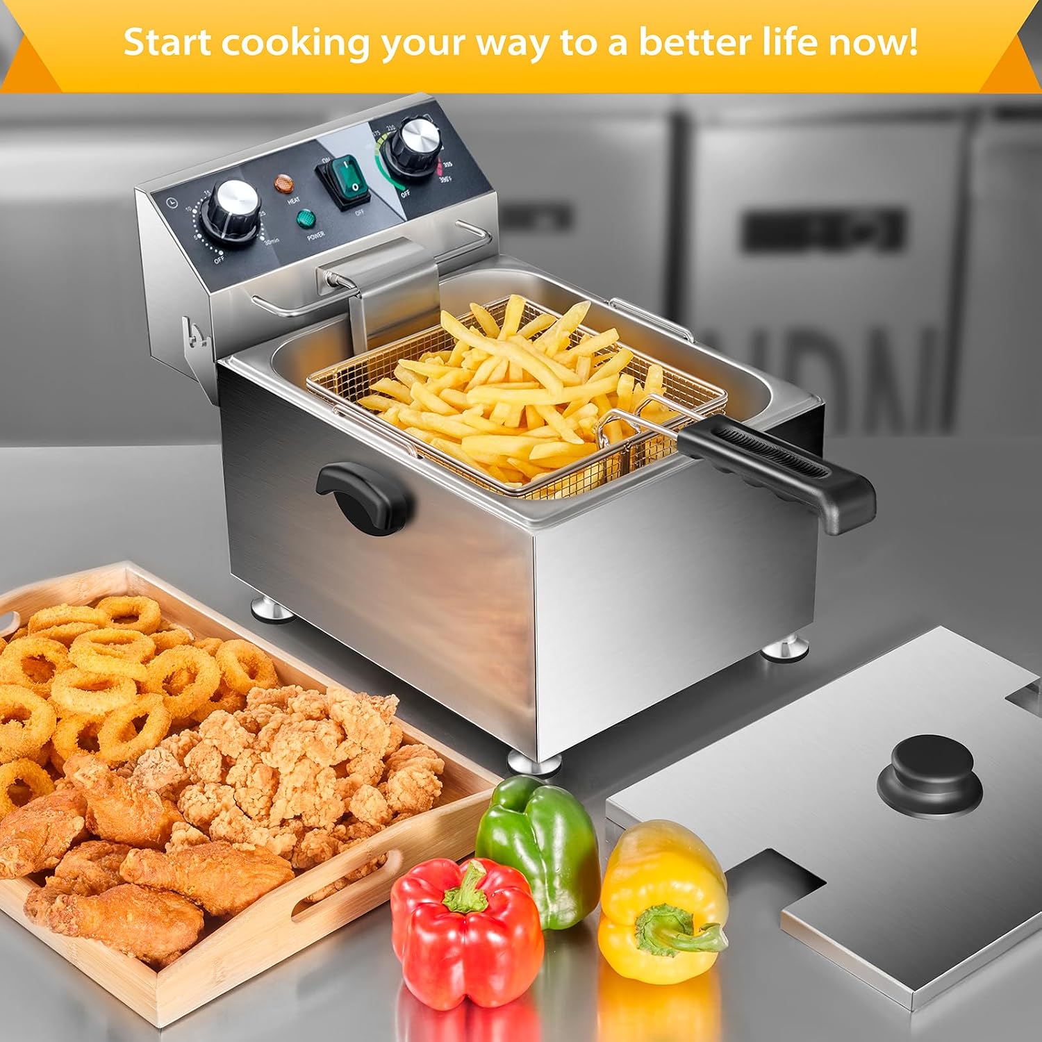 Elektrische friteuse - 13L 13. - Deep Fryer Commercial recensie en prijs