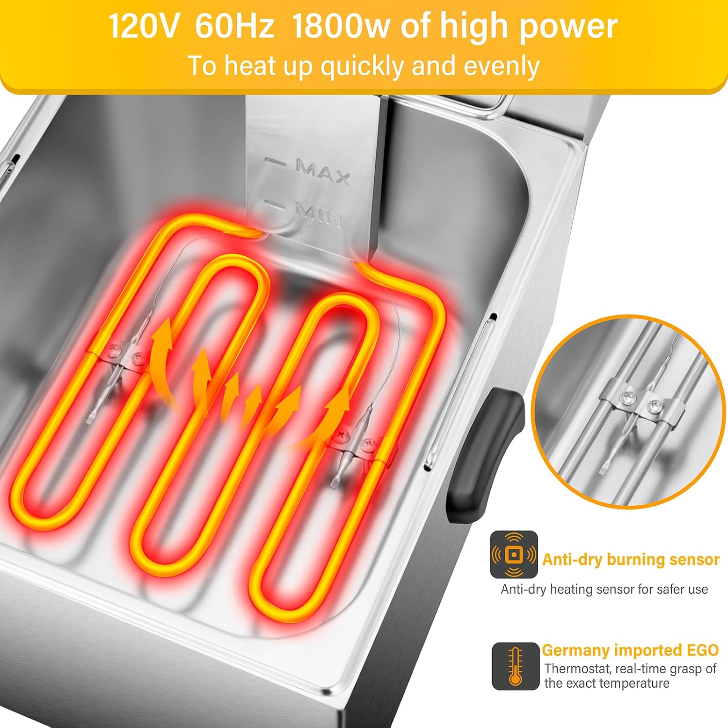 Elektrische friteuse - 13L 13. - Deep Fryer Commercial recensie en prijs