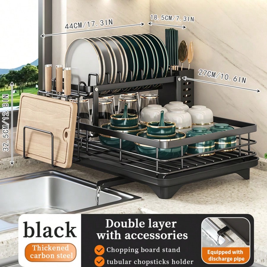 Deze dubbele, grote metalen be - Commercial Kitchen Knife Holder recensie en prijs