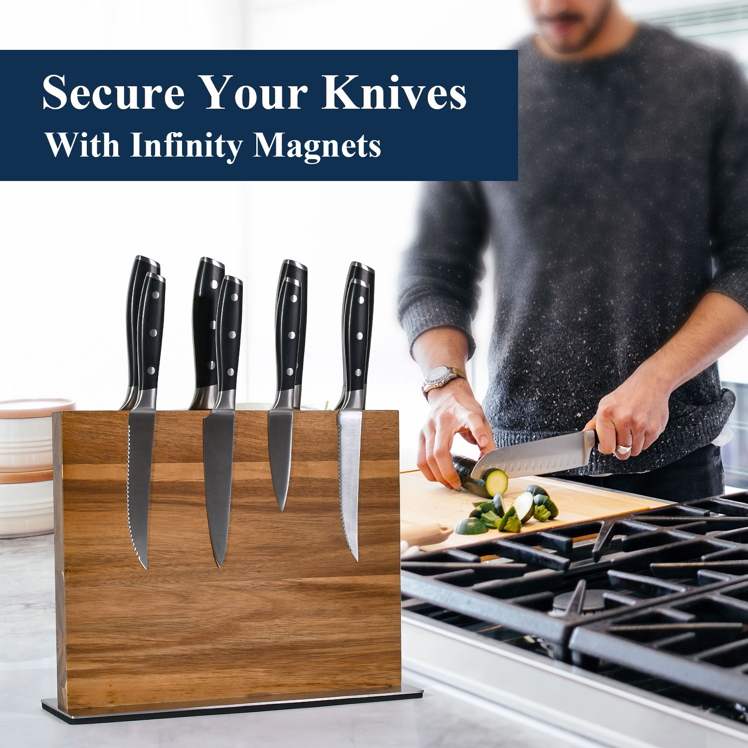 Hoogwaardig magnetisch mesblok - Commercial Kitchen Knife Holder recensie en prijs