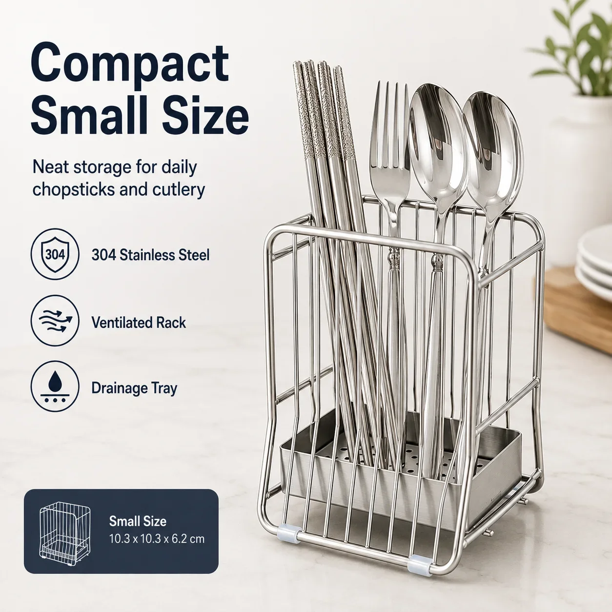 304 roestvrijstalen eetstokjes - Commercial Kitchen Knife Holder recensie en prijs