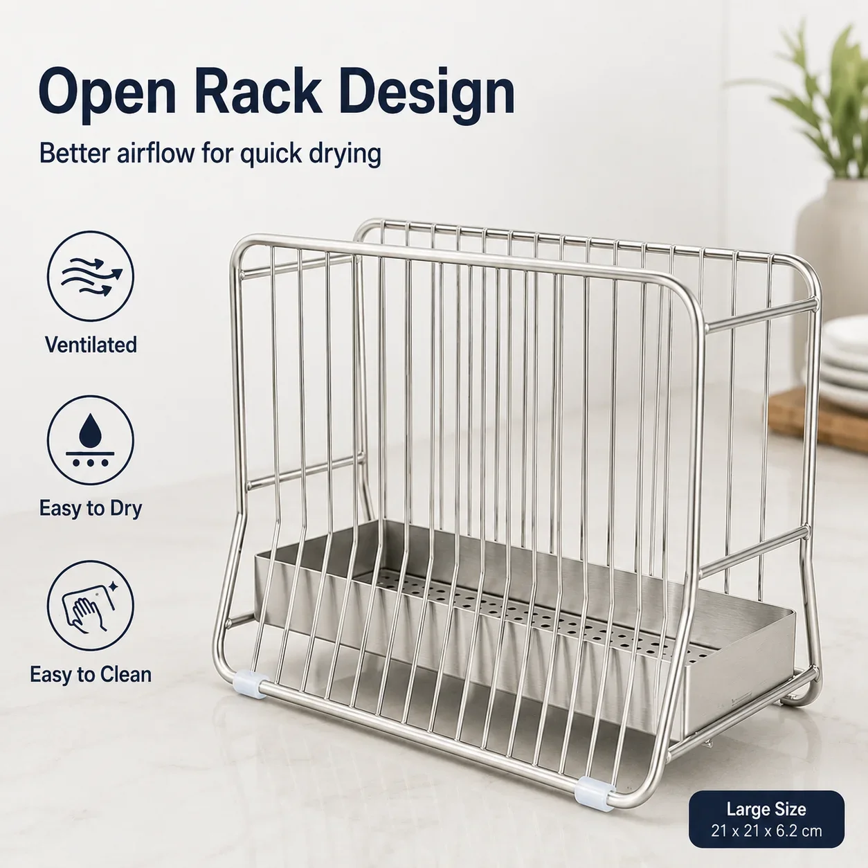 304 roestvrijstalen eetstokjes - Commercial Kitchen Knife Holder recensie en prijs