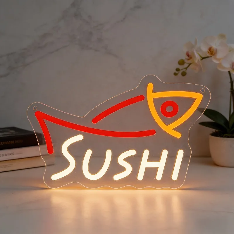 LED Sushi Visvormig Neonbord U - Commercial Kitchen Japanese recensie en prijs