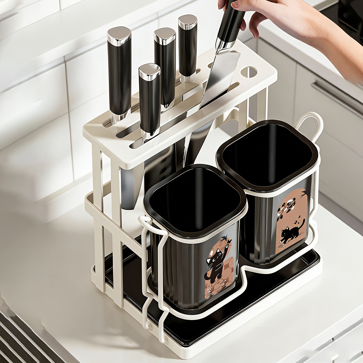 Afneembare bureau-keukenhulpje - Commercial Kitchen Knife Holder recensie en prijs