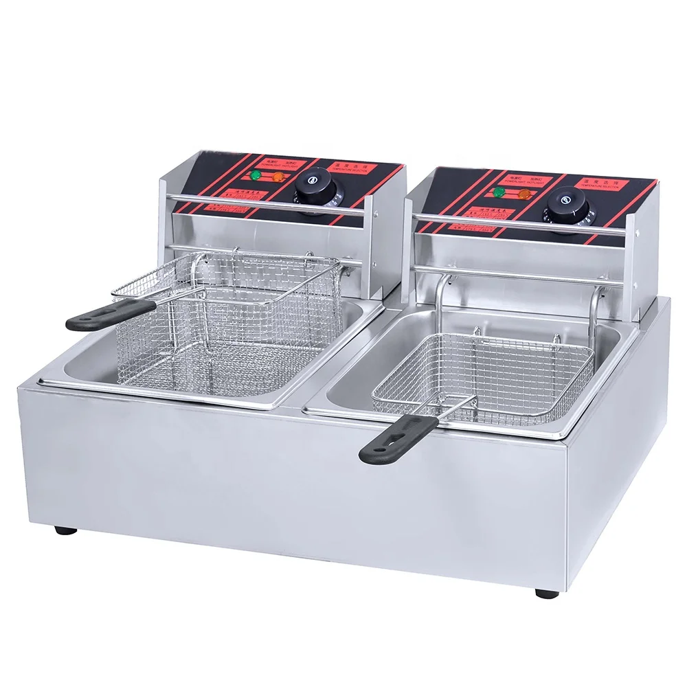 Dubbele Tank Friteuse met Verw - Deep Fryer Commercial recensie en prijs