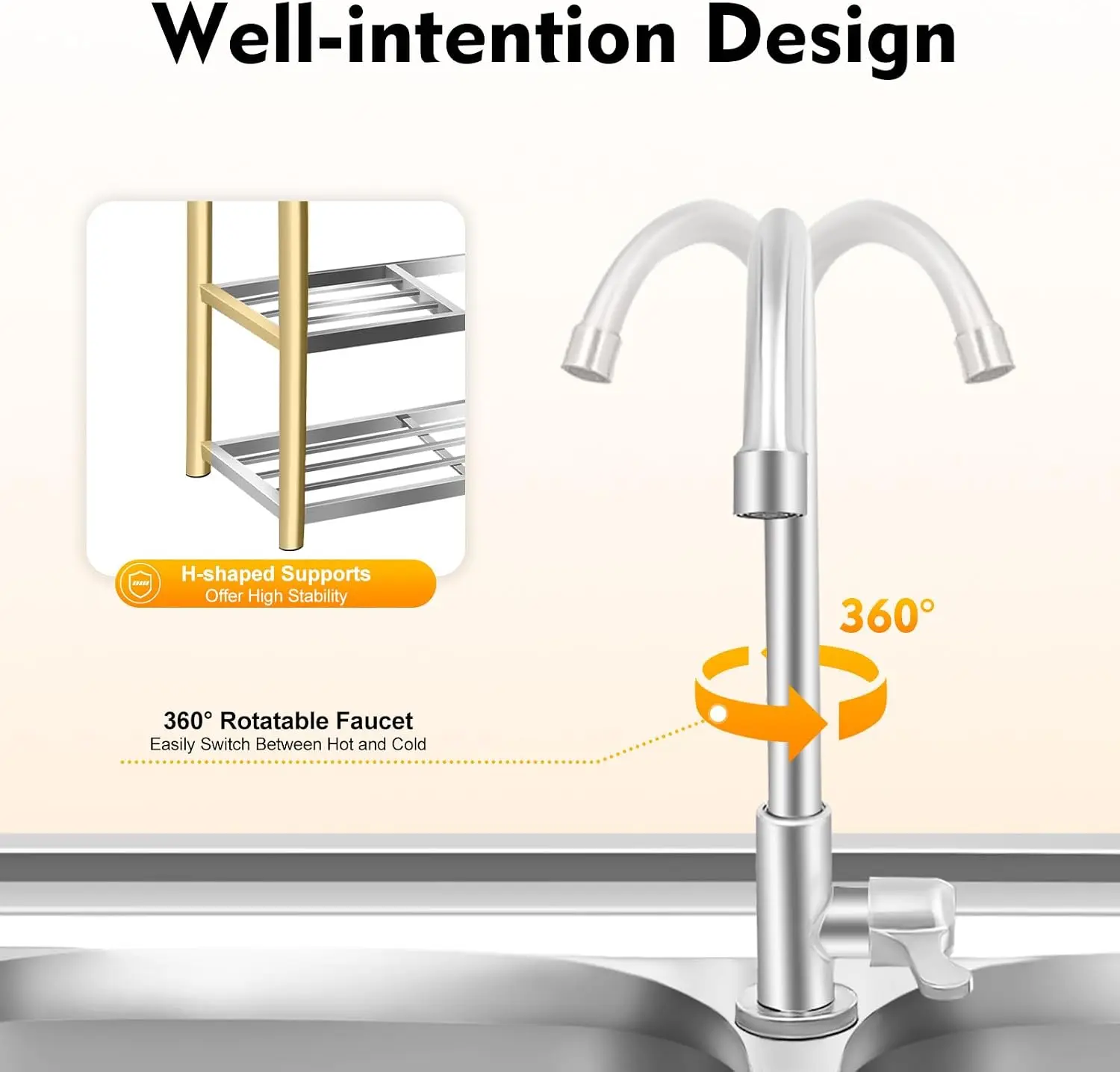 Vrijstaande voorbereidingsbak  - Commercial Kitchen Worktops recensie en prijs