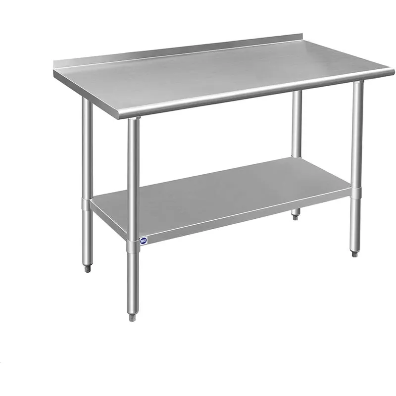 RVS-tafel voor voorbereidingsw - Commercial Kitchen Backsplash recensie en prijs