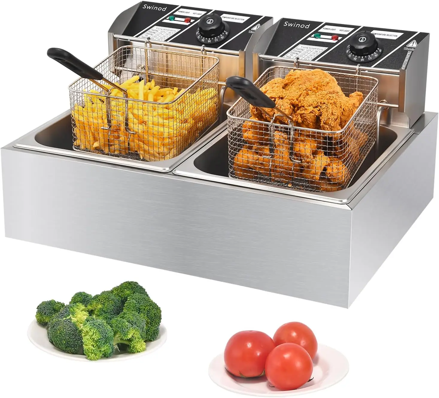 Commerciële frituurpan met man - Deep Fryer Commercial recensie en prijs