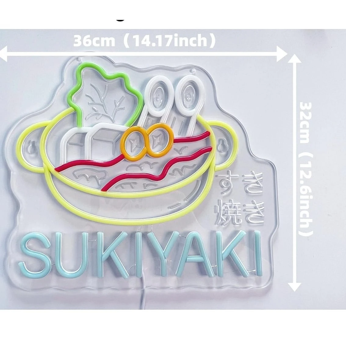 Sukiyaki Neon Sign LED Wanddec - Commercial Kitchen Japanese recensie en prijs