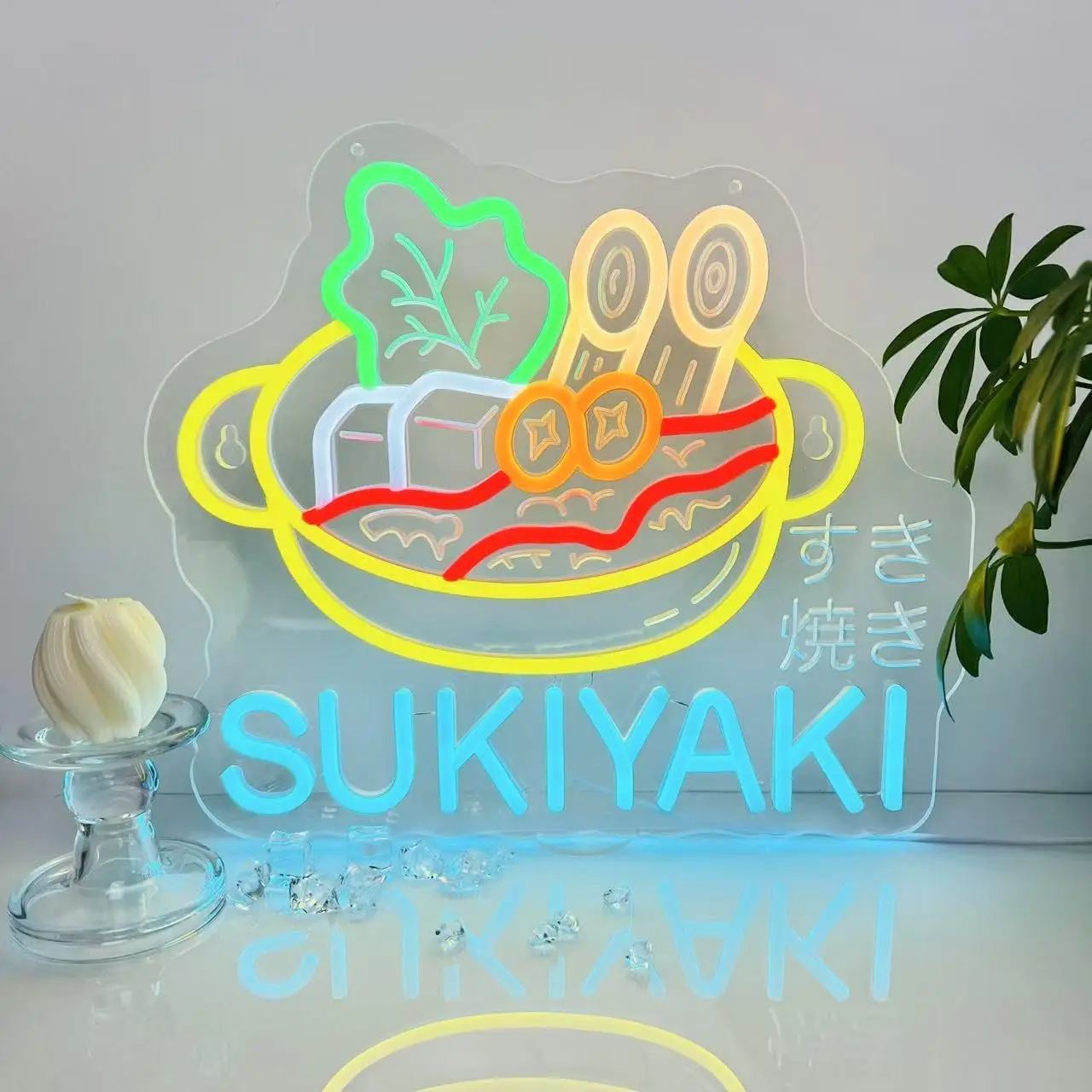 Sukiyaki Neon Sign LED Wanddec - Commercial Kitchen Japanese recensie en prijs