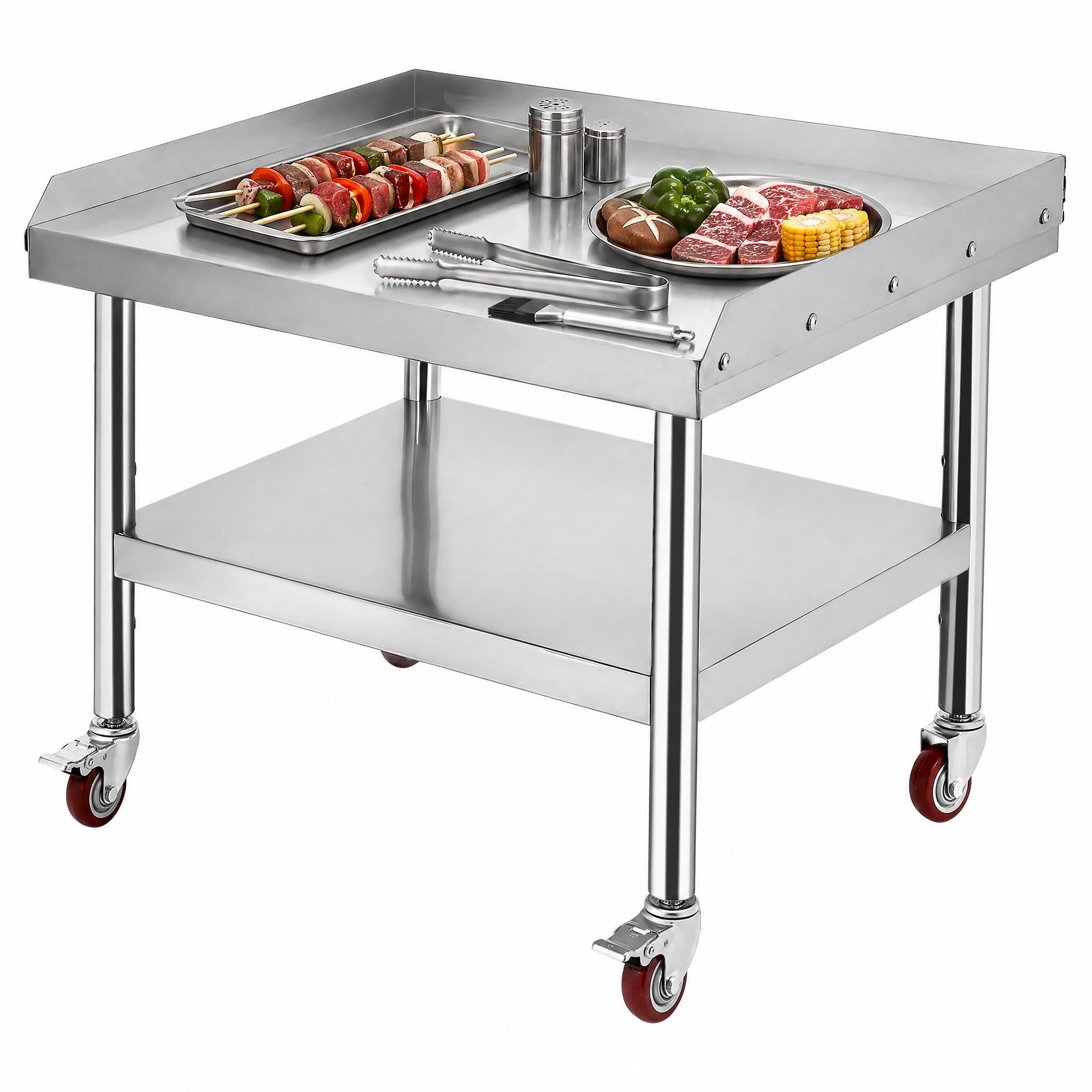 RVS Grilltafel (61 x 71 x 61 c - Commercial Kitchen Worktops recensie en prijs
