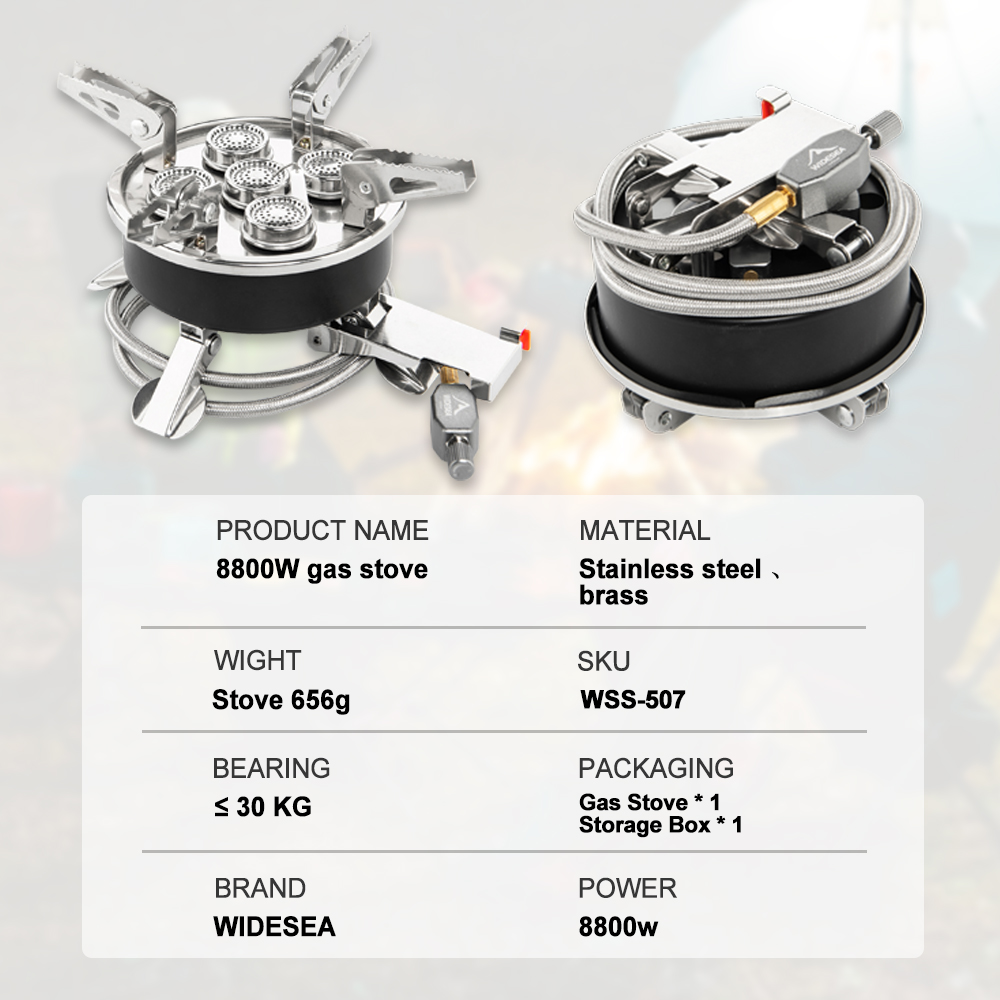 Widesea Camping 5in1 Gasfornui - Commercial Kitchen Gas Stove recensie en prijs