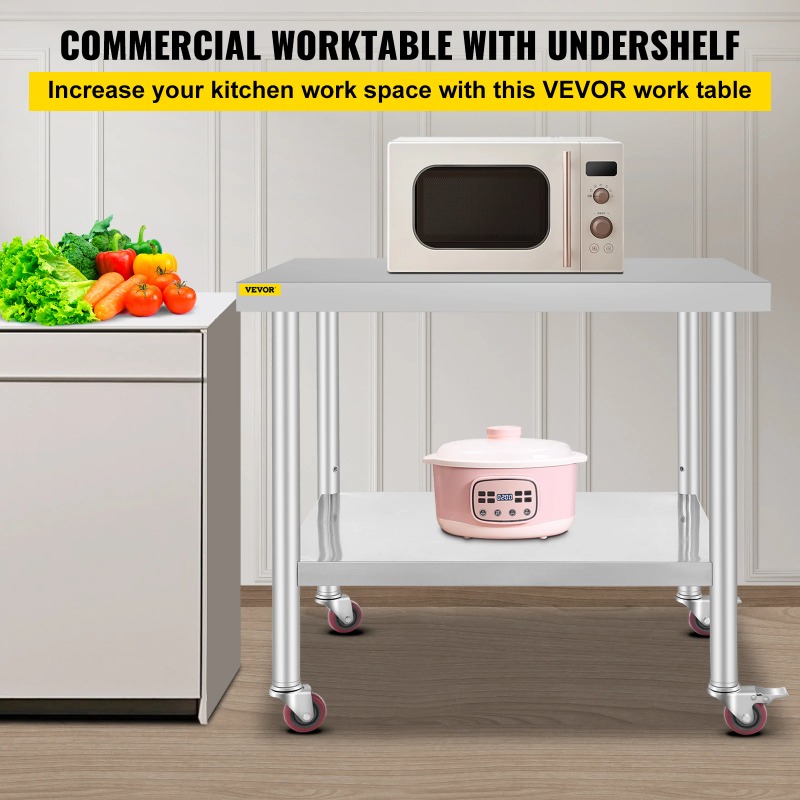 RVS keukenvoorbereidingsblad m - Commercial Kitchen Backsplash recensie en prijs