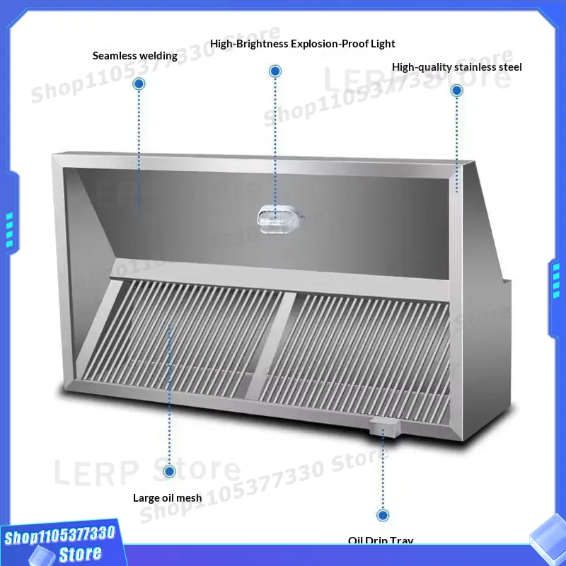 Commerciële keukenrookafzuigka - Commercial Kitchen Chimney recensie en prijs
