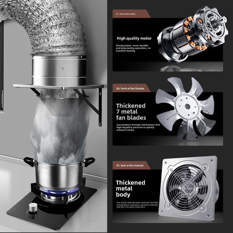 6/8Inch Extractor Ventilatieve - Commercial Kitchen Exhaust recensie en prijs